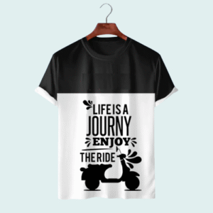 Dark Teal Printed Tshirt