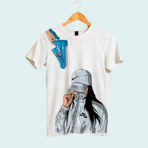 Green Printed Tshirt